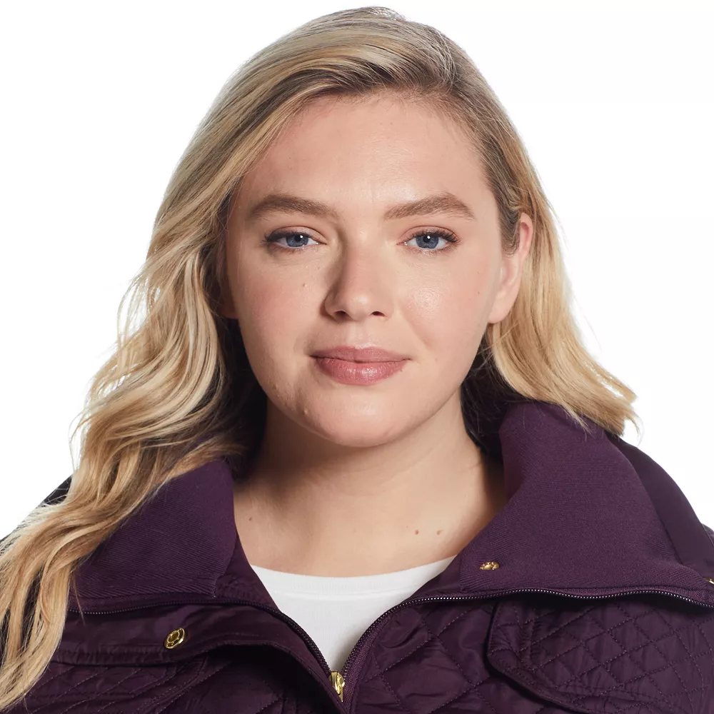 Plus Size Weathercast Hood Quilted Walker Jacket 6 Plus Size Weathercast Hood Quilted Walker Jacket - Image 6