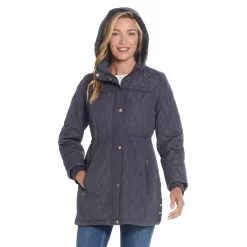 Women's Weathercast Hood Faux-Fur Lined Walker Jacket -Vanity Fair shop 5764966 ALT3