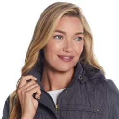 Women's Weathercast Hood Faux-Fur Lined Walker Jacket -Vanity Fair shop 5764966 ALT7