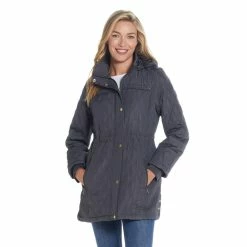 Women's Weathercast Hood Faux-Fur Lined Walker Jacket