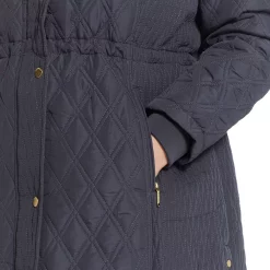Plus Size Weathercast Hood Faux-Fur Lined Walker Jacket 13 Plus Size Weathercast Hood Faux-Fur Lined Walker Jacket -Vanity Fair shop 5764968 ALT5