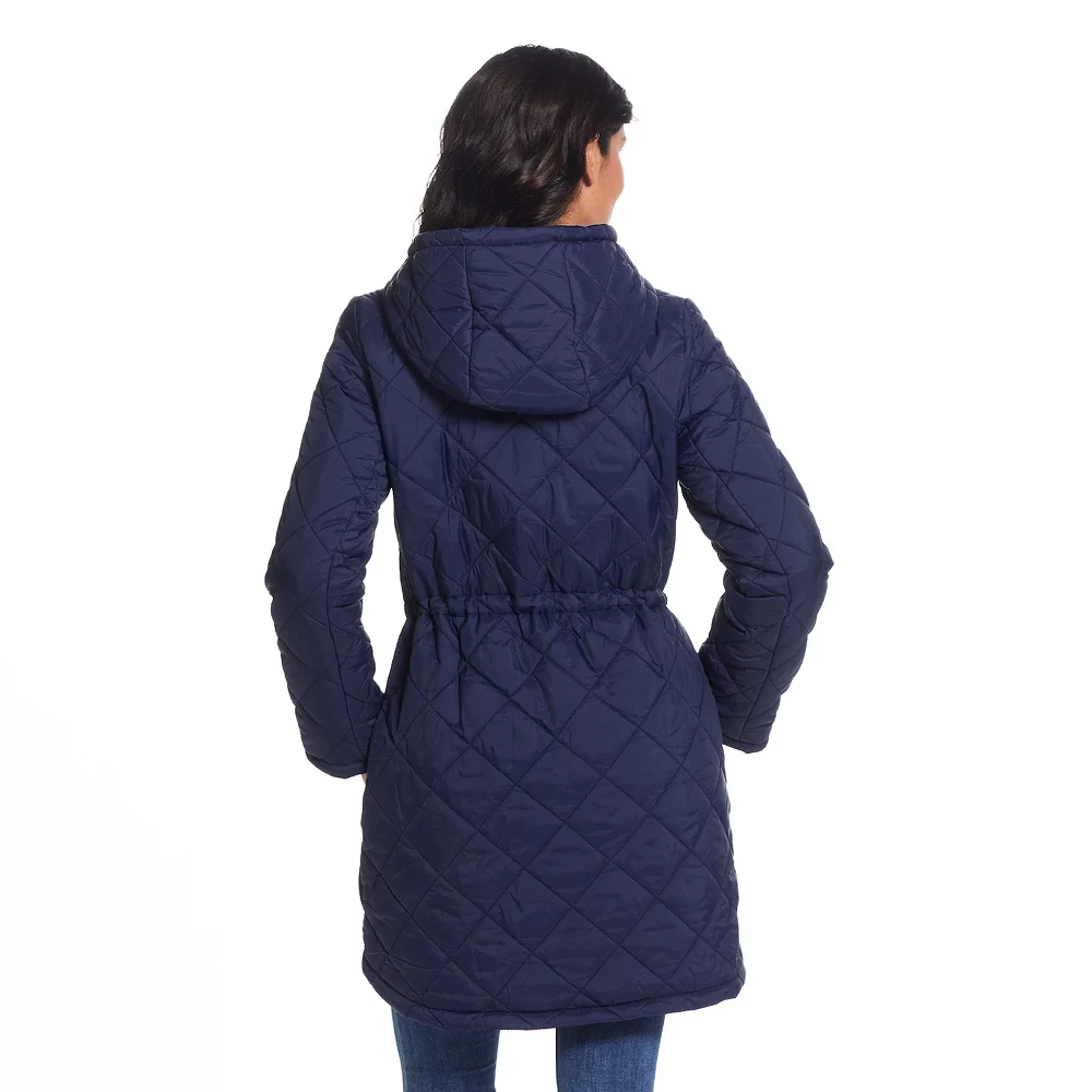 Women's Weathercast Hood Quilted Anorak Jacket - Image 4