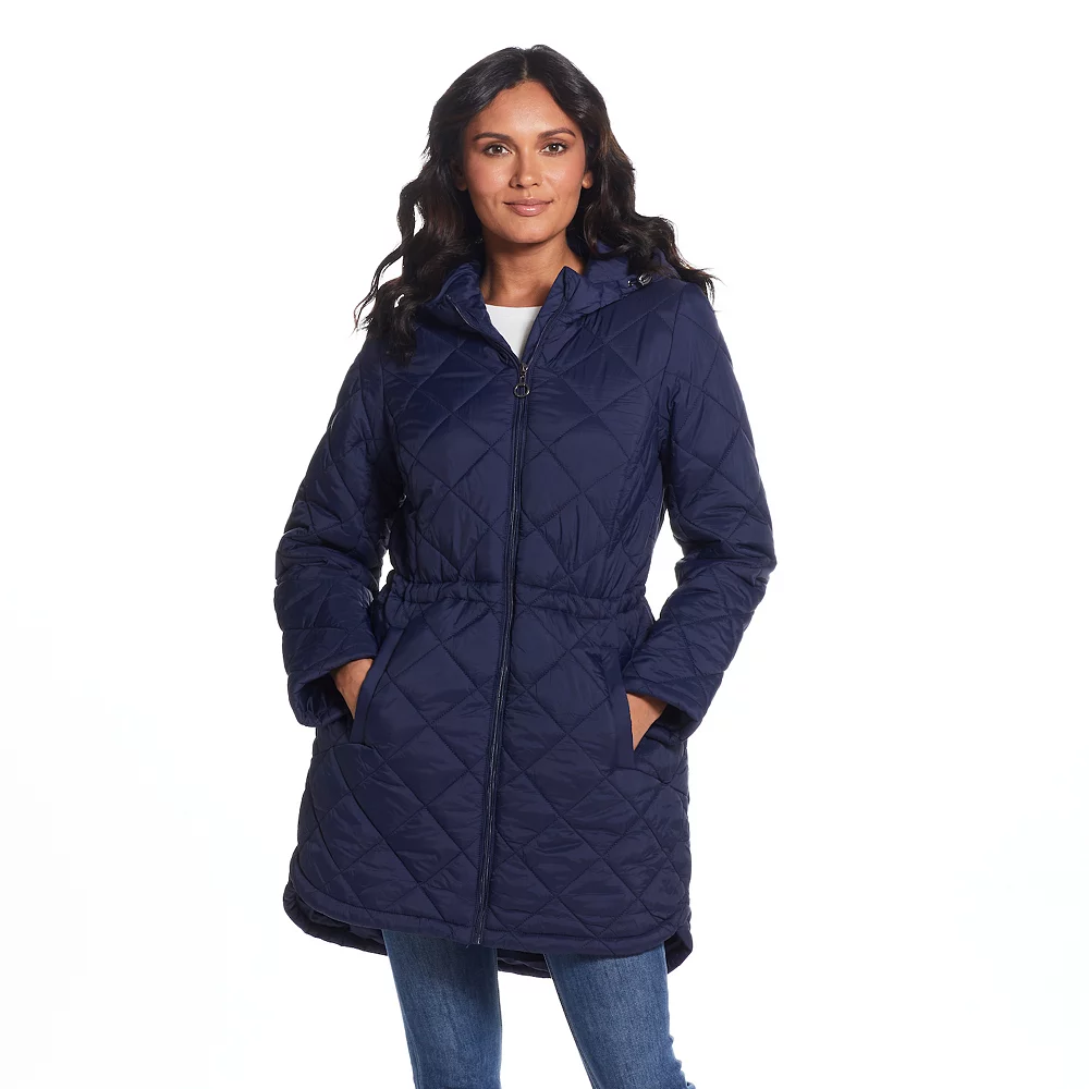 Women's Weathercast Hood Quilted Anorak Jacket