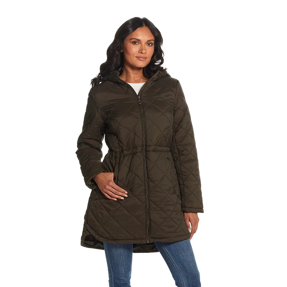 Women's Weathercast Hood Quilted Anorak Jacket - Image 2