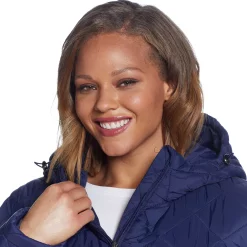 Plus Size Weathercast Hood Quilted Anorak Jacket 16 Plus Size Weathercast Hood Quilted Anorak Jacket -Vanity Fair shop 5764974 ALT4