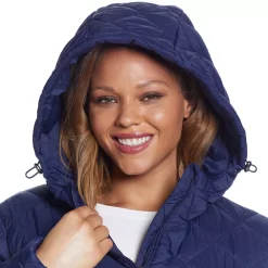 Plus Size Weathercast Hood Quilted Anorak Jacket 18 Plus Size Weathercast Hood Quilted Anorak Jacket -Vanity Fair shop 5764974 ALT6