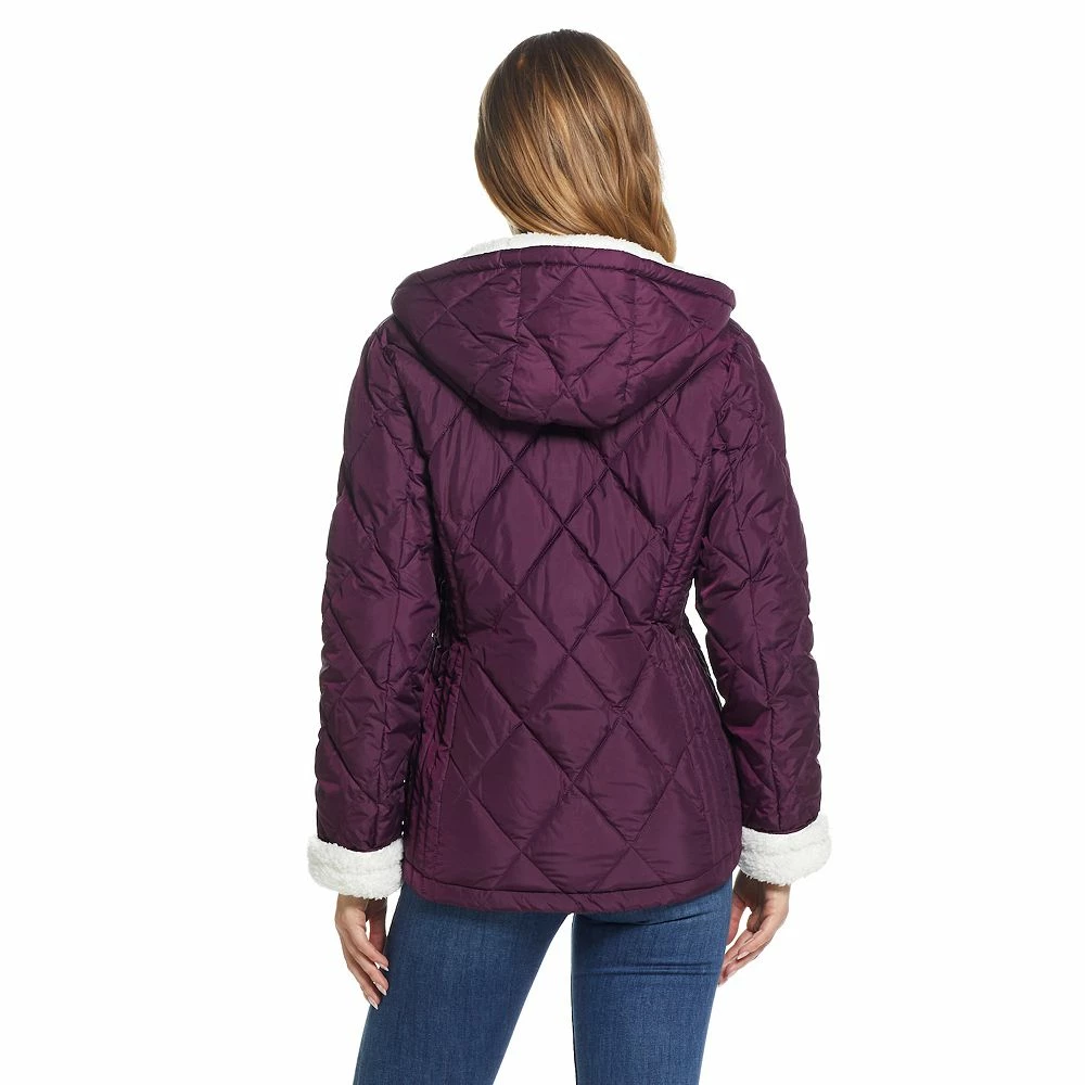 Women's Weathercast Sherpa-Trim Quilted Puffer Jacket - Image 6