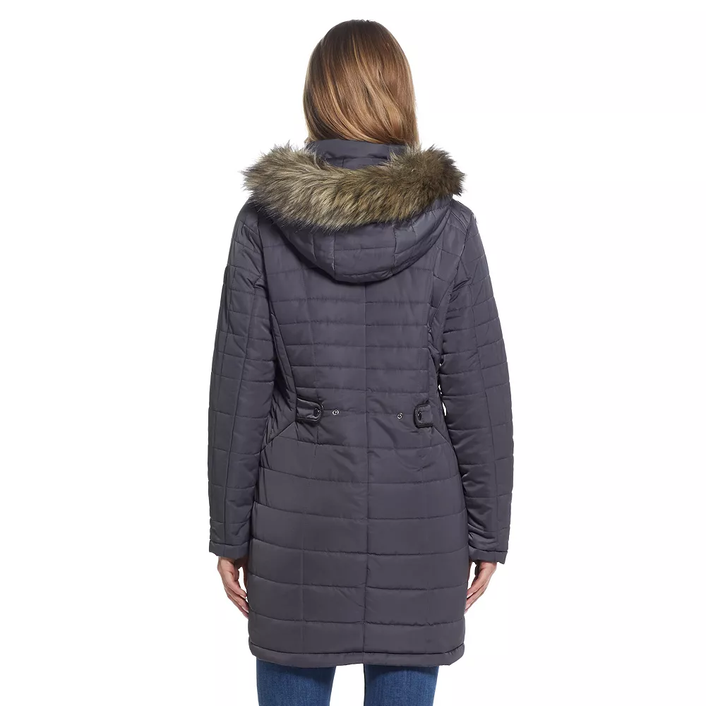 Women's Weathercast Faux-Fur Hood Puffer Coat 3 Women's Weathercast Faux-Fur Hood Puffer Coat - Image 3