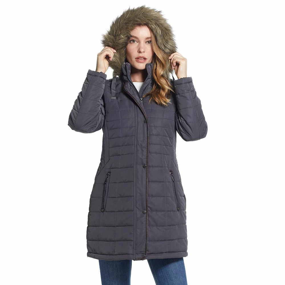 Women's Weathercast Faux-Fur Hood Puffer Coat 5 Women's Weathercast Faux-Fur Hood Puffer Coat - Image 5
