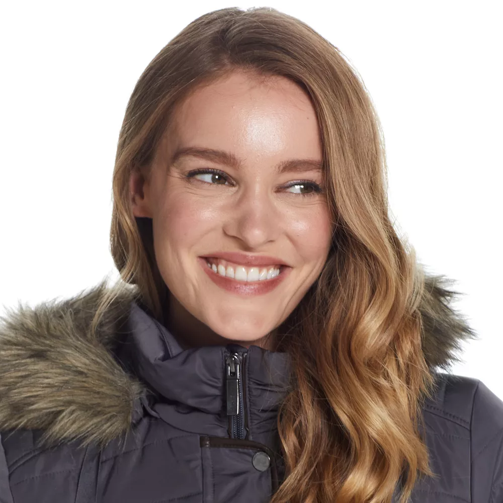 Women's Weathercast Faux-Fur Hood Puffer Coat 6 Women's Weathercast Faux-Fur Hood Puffer Coat - Image 6