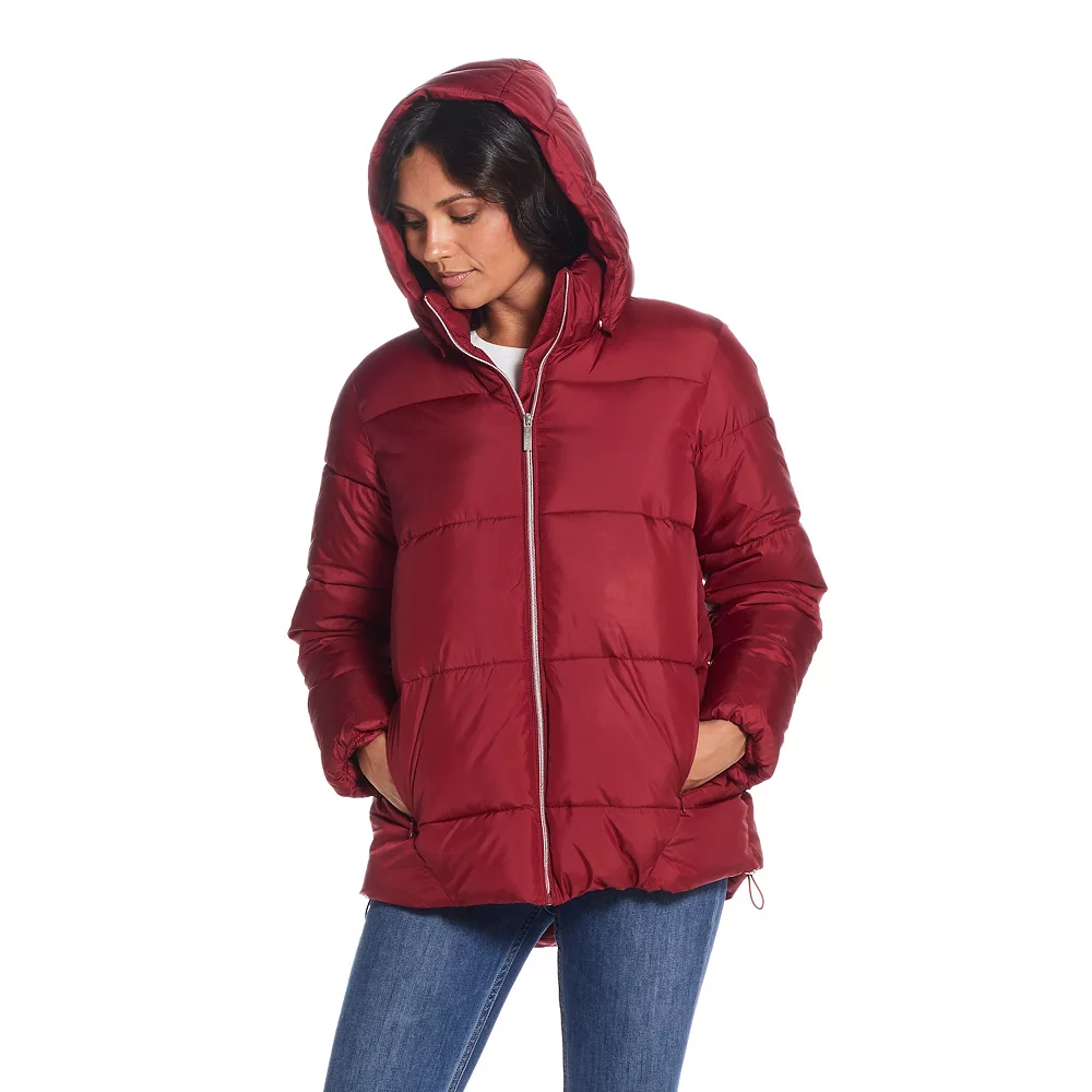 Women's Weathercast Hood Puffer Coat - Image 7