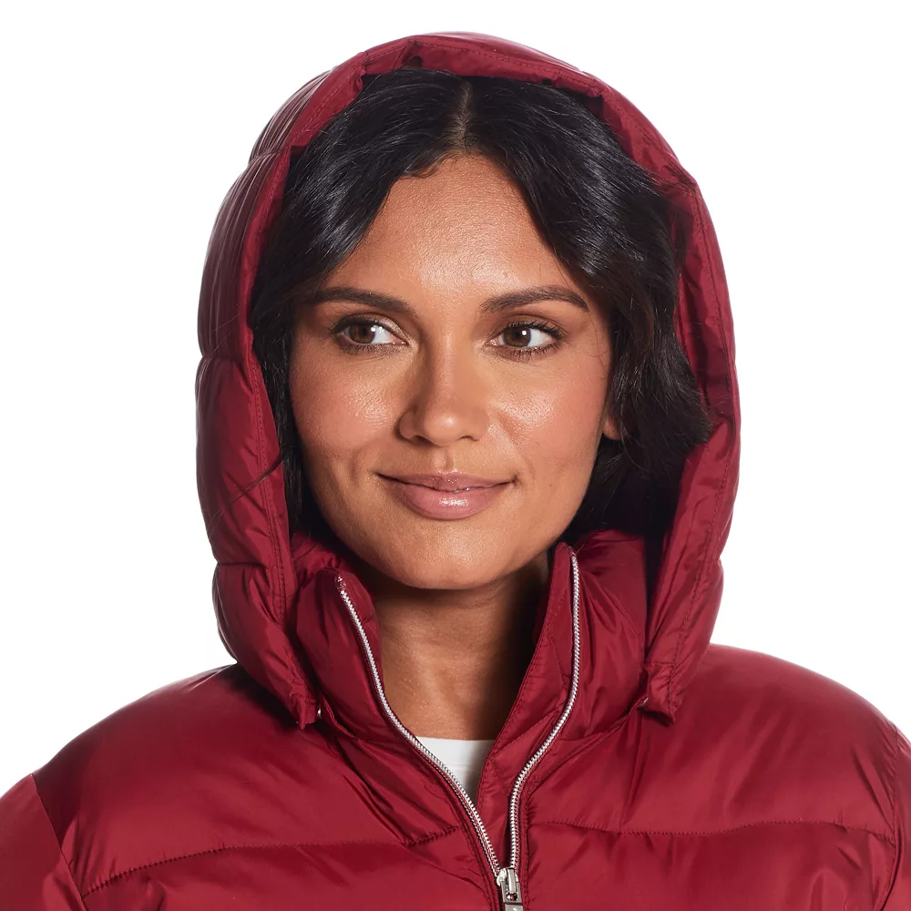 Women's Weathercast Hood Puffer Coat - Image 10