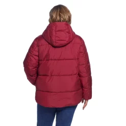 Plus Size Weathercast Hood Puffer Coat -Vanity Fair shop 5764994 ALT