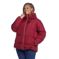 Plus Size Weathercast Hood Puffer Coat -Vanity Fair shop 5764994 ALT2