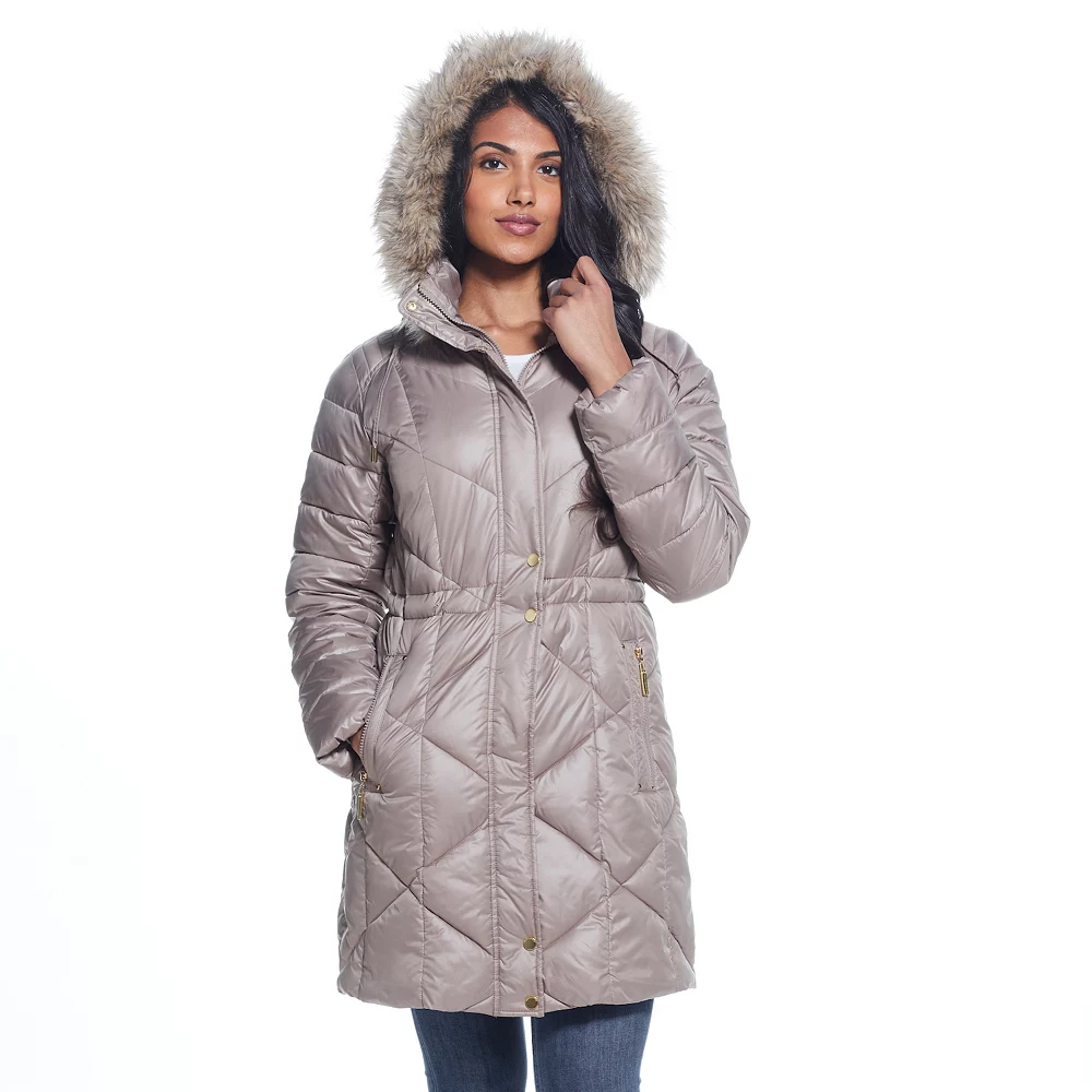 Women's Weathercast Hood Quilted Puffer Coat - Image 4