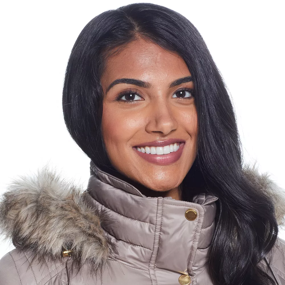 Women's Weathercast Hood Quilted Puffer Coat - Image 5