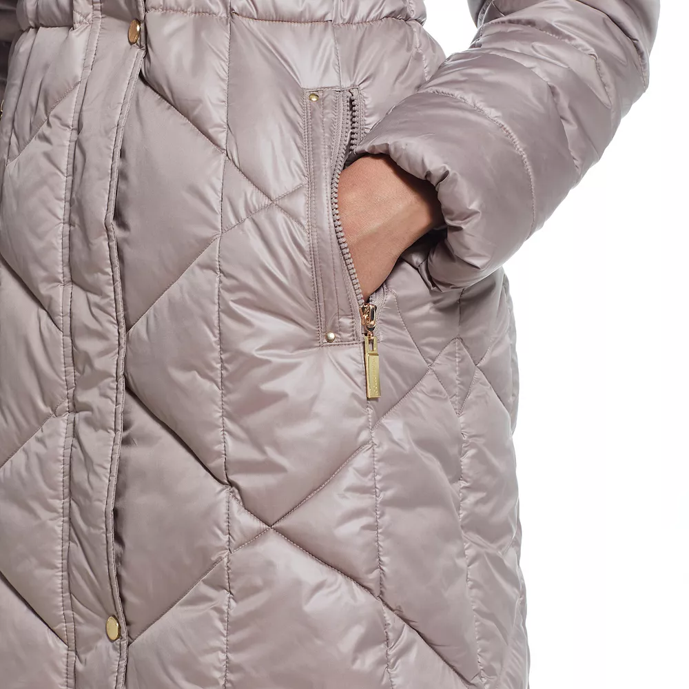 Women's Weathercast Hood Quilted Puffer Coat - Image 6