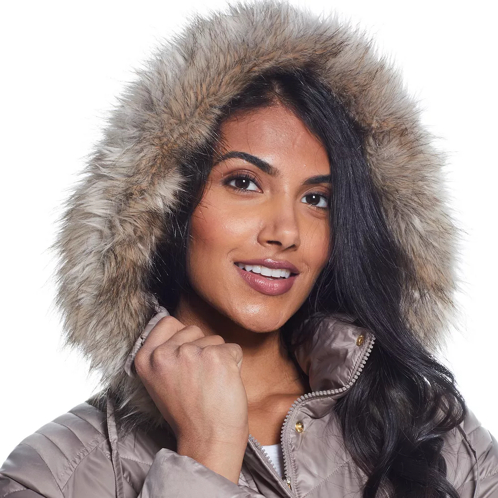 Women's Weathercast Hood Quilted Puffer Coat - Image 7