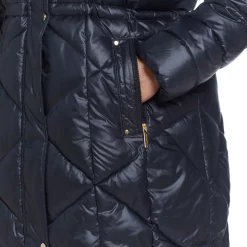 Plus Size Weathercast Faux-Fur Hood Quilted Puffer Coat -Vanity Fair shop 5764997 ALT7