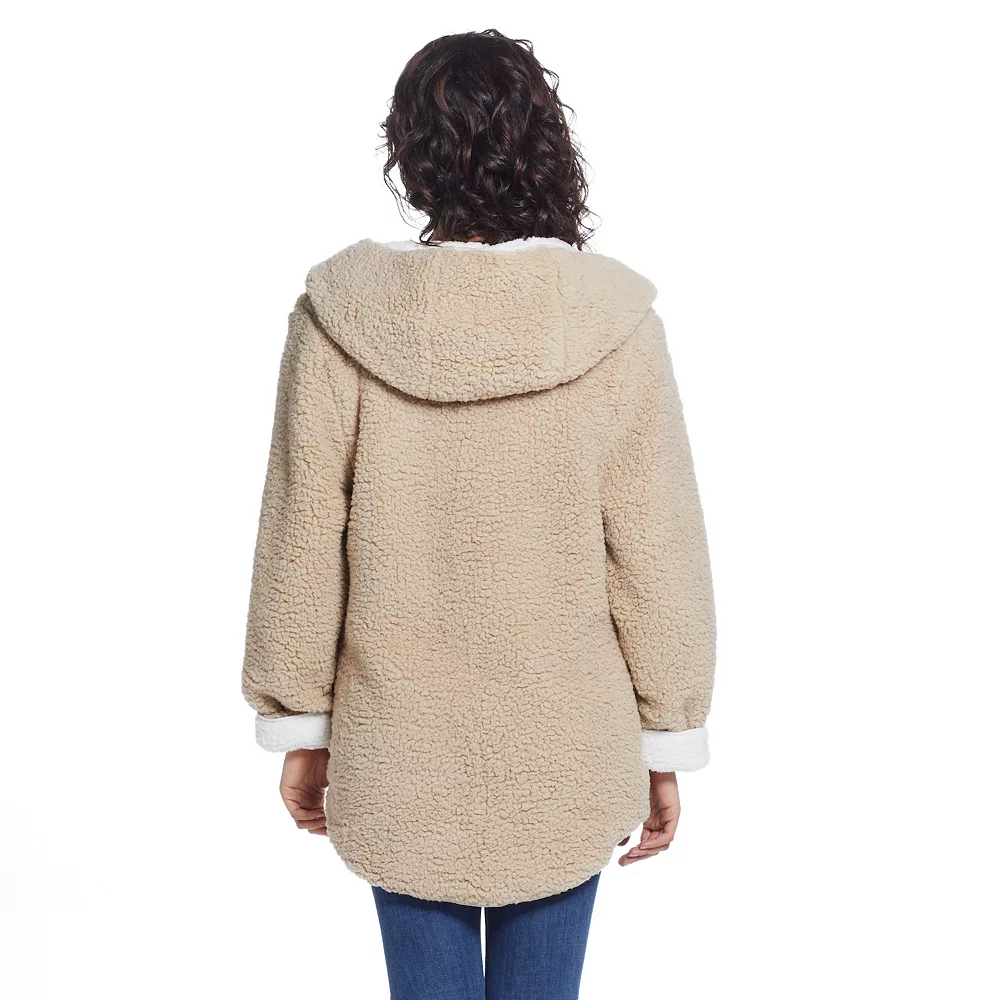 Women's Weathercast Reversible Fleece Hoodie - Image 7