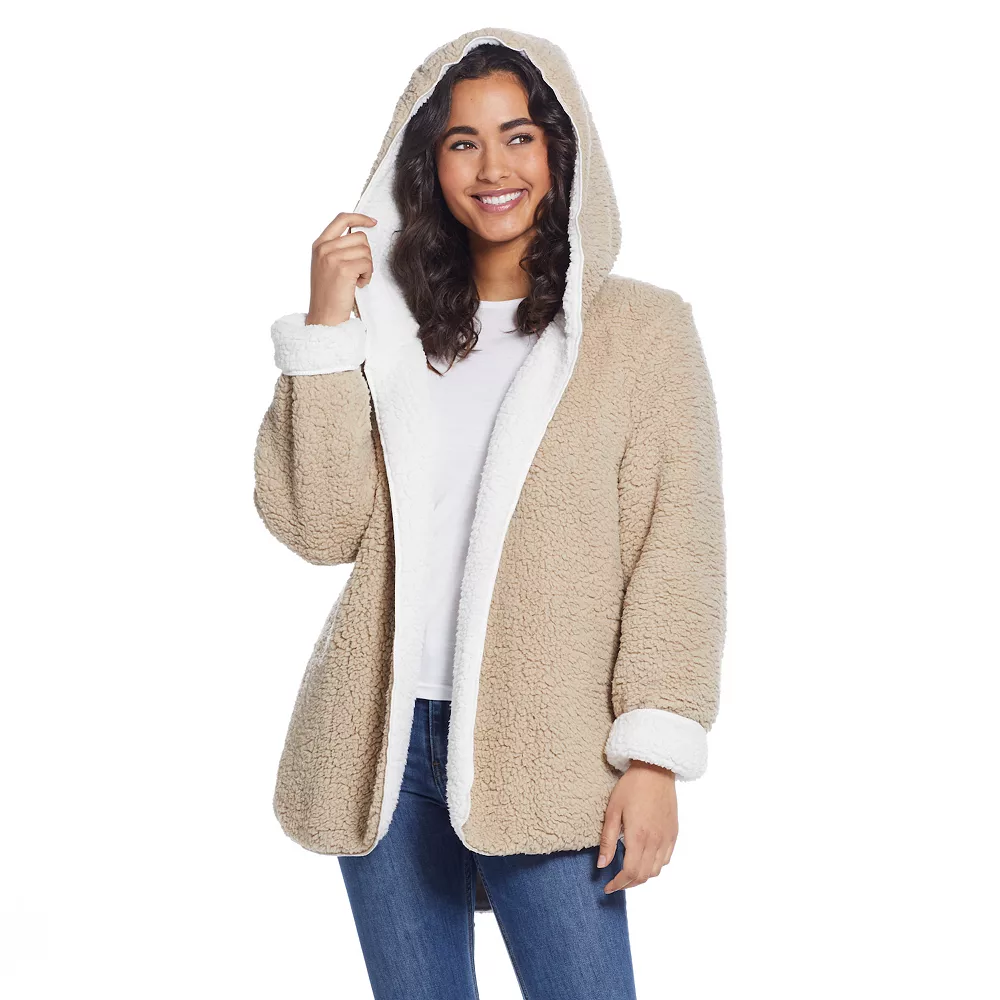 Women's Weathercast Reversible Fleece Hoodie - Image 8