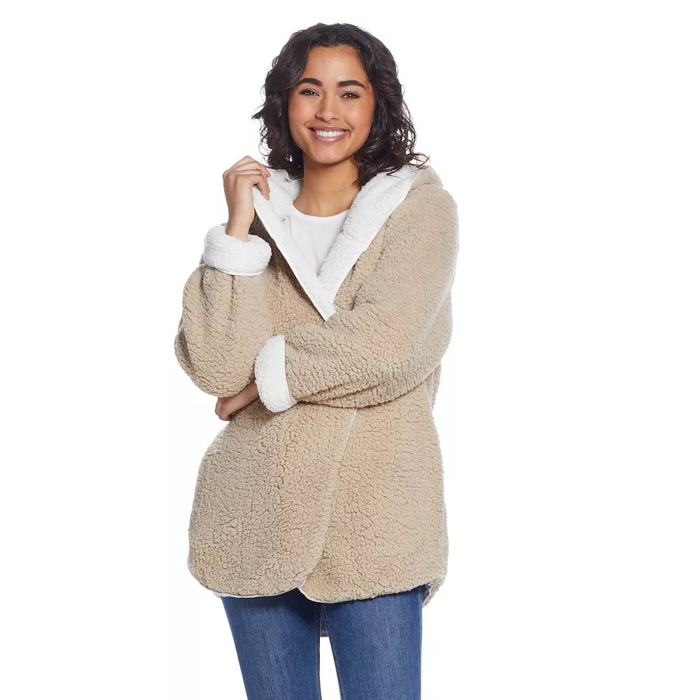 Women's Weathercast Reversible Fleece Hoodie - Image 9