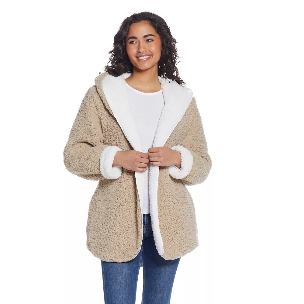 Women's Weathercast Reversible Fleece Hoodie - Image 2