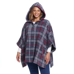 Women's Weathercast Hood Fleece Poncho 12 Women's Weathercast Hood Fleece Poncho -Vanity Fair shop 5765001 ALT2