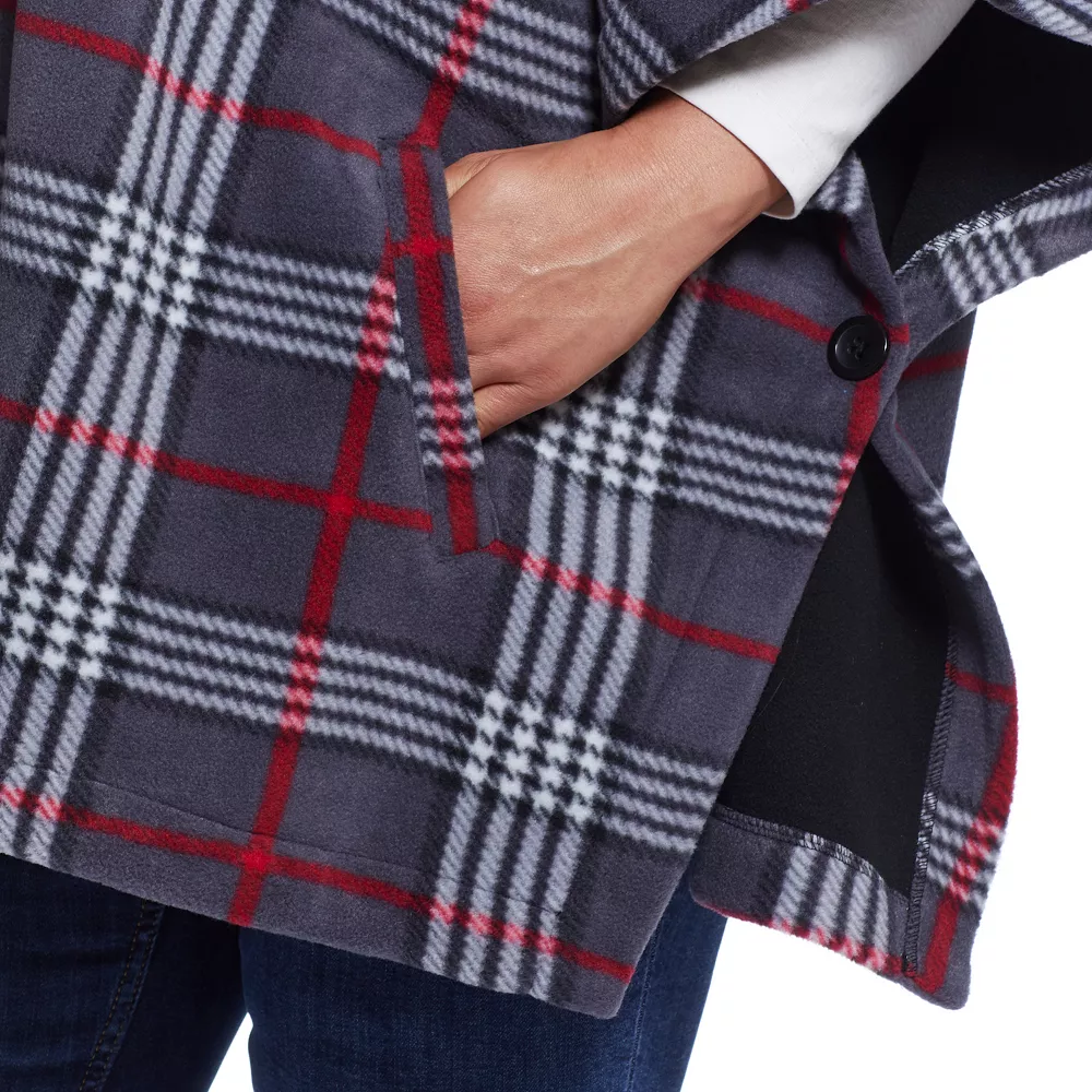 Women's Weathercast Hood Fleece Poncho 8 Women's Weathercast Hood Fleece Poncho - Image 8