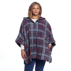 Women's Weathercast Hood Fleece Poncho