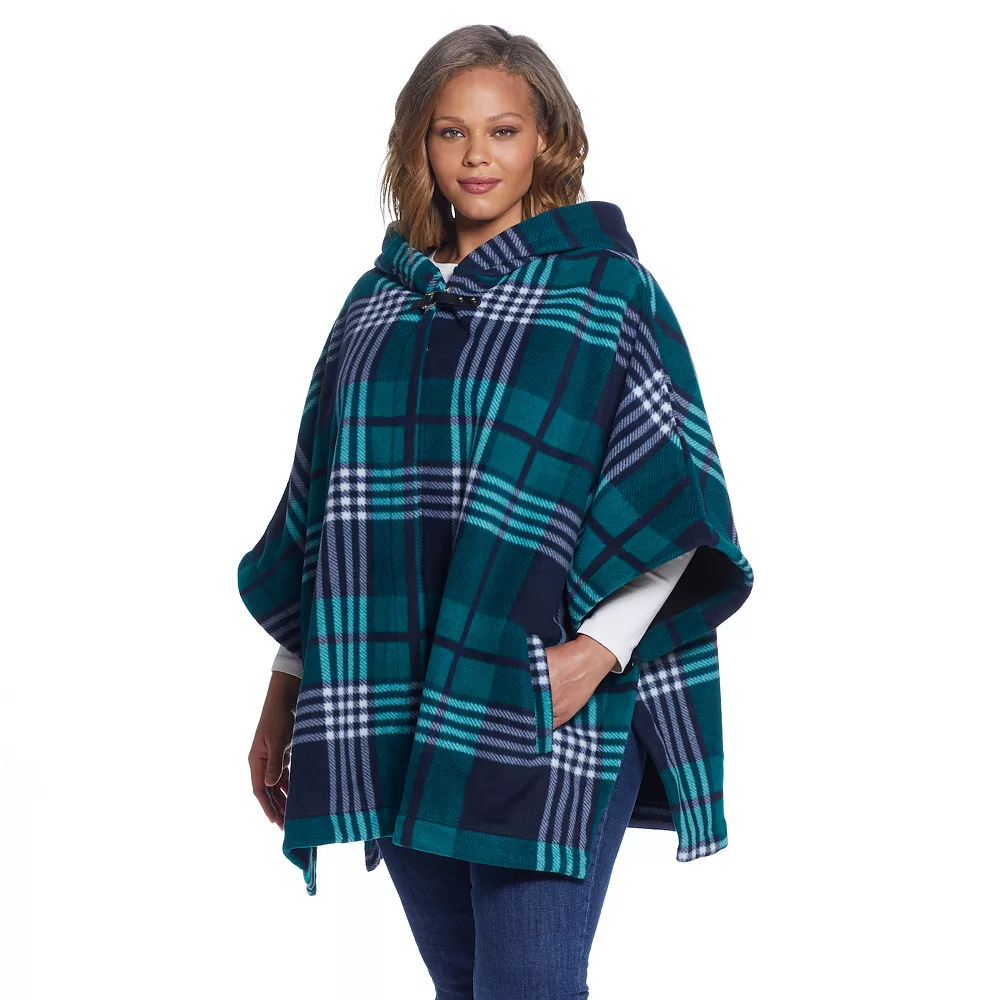 Women's Weathercast Hood Fleece Poncho 2 Women's Weathercast Hood Fleece Poncho - Image 2