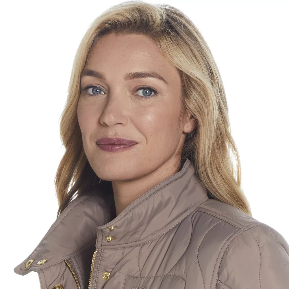 Women's Weathercast Hooded Quilted Anorak Jacket - Image 6