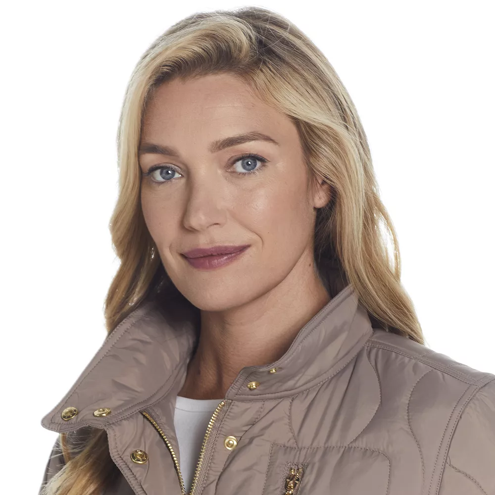 Women's Weathercast Hooded Quilted Anorak Jacket - Image 7