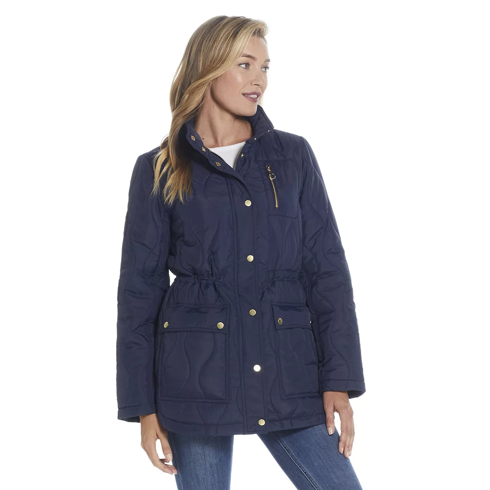Women's Weathercast Hooded Quilted Anorak Jacket - Image 2