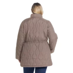 Plus Size Weathercast Hooded Quilted Anorak Jacket 11 Plus Size Weathercast Hooded Quilted Anorak Jacket -Vanity Fair shop 5818174 ALT