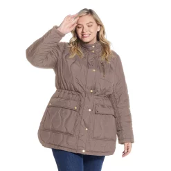 Plus Size Weathercast Hooded Quilted Anorak Jacket 12 Plus Size Weathercast Hooded Quilted Anorak Jacket -Vanity Fair shop 5818174 ALT2