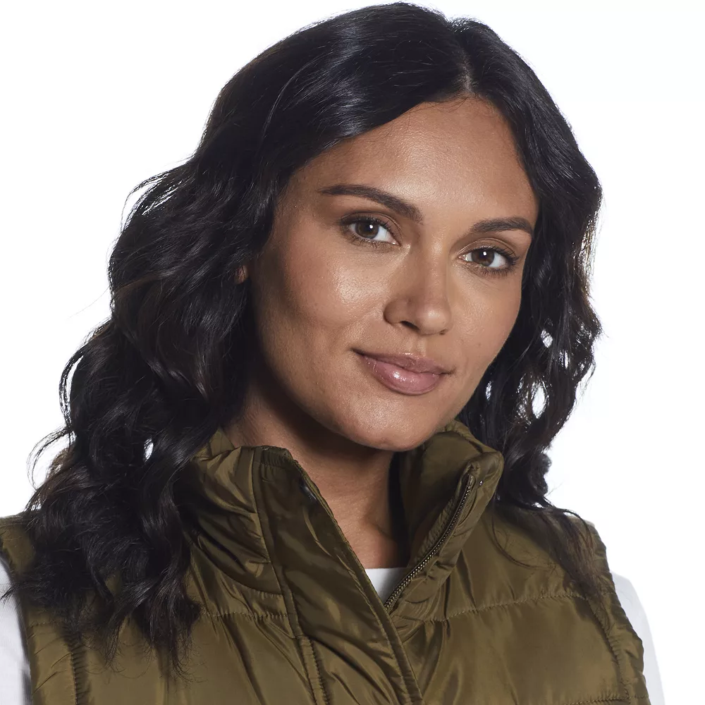 Women's Weathercast Modern Long Quilted Vest - Image 6