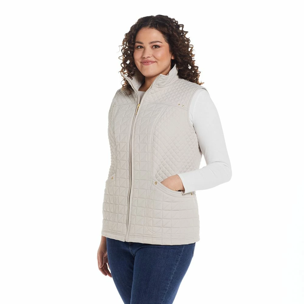 Plus Size Weathercast Quilted Vest - Image 5