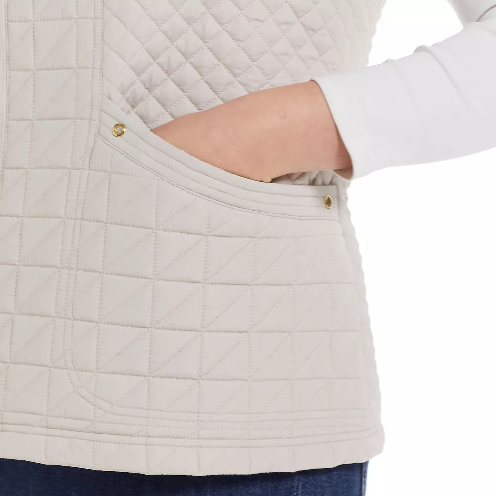 Plus Size Weathercast Quilted Vest - Image 6