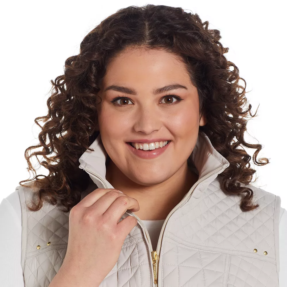 Plus Size Weathercast Quilted Vest - Image 8