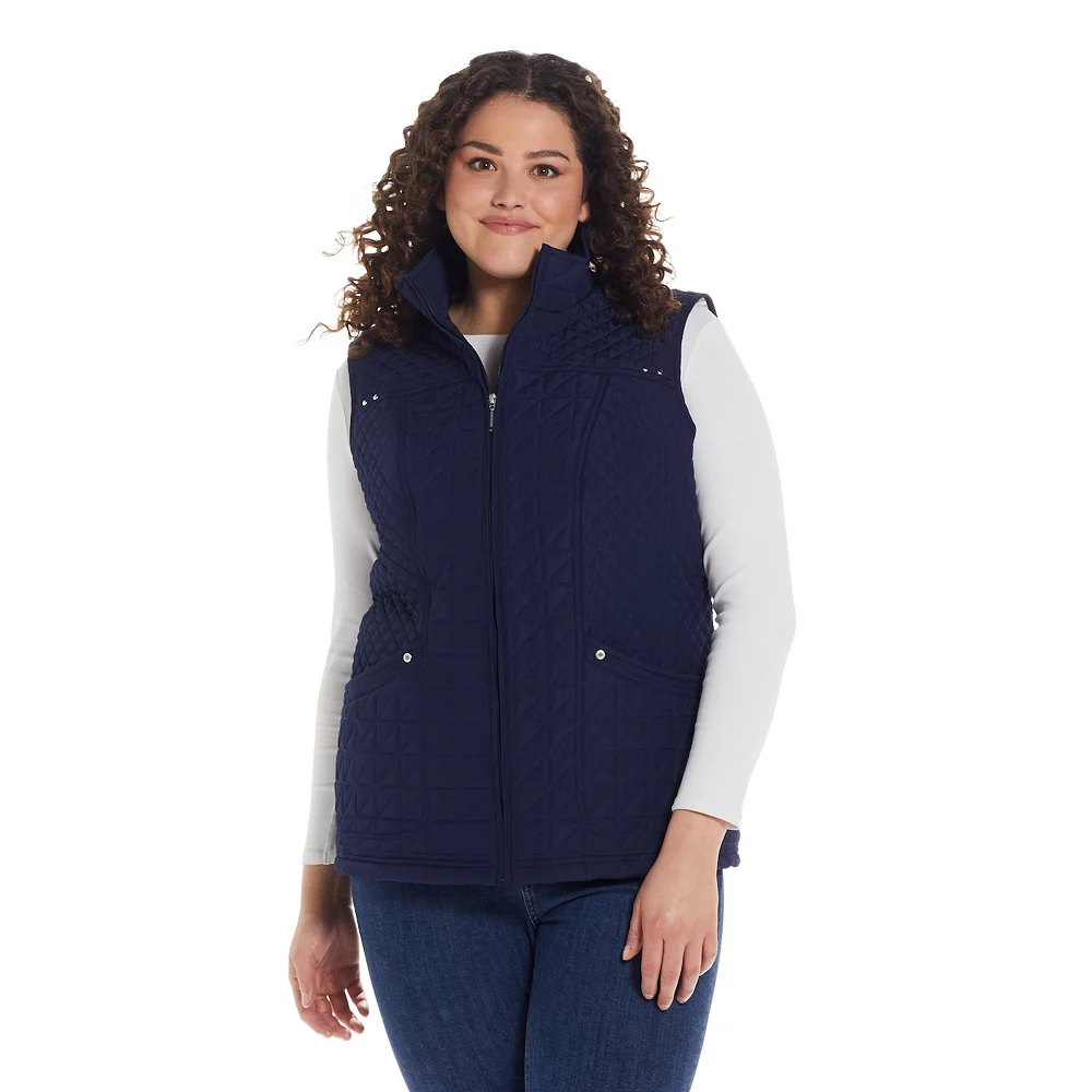 Plus Size Weathercast Quilted Vest