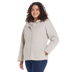 Plus Size Weathercast Hooded Quilted Jacket 11 Plus Size Weathercast Hooded Quilted Jacket -Vanity Fair shop 6108431 ALT2