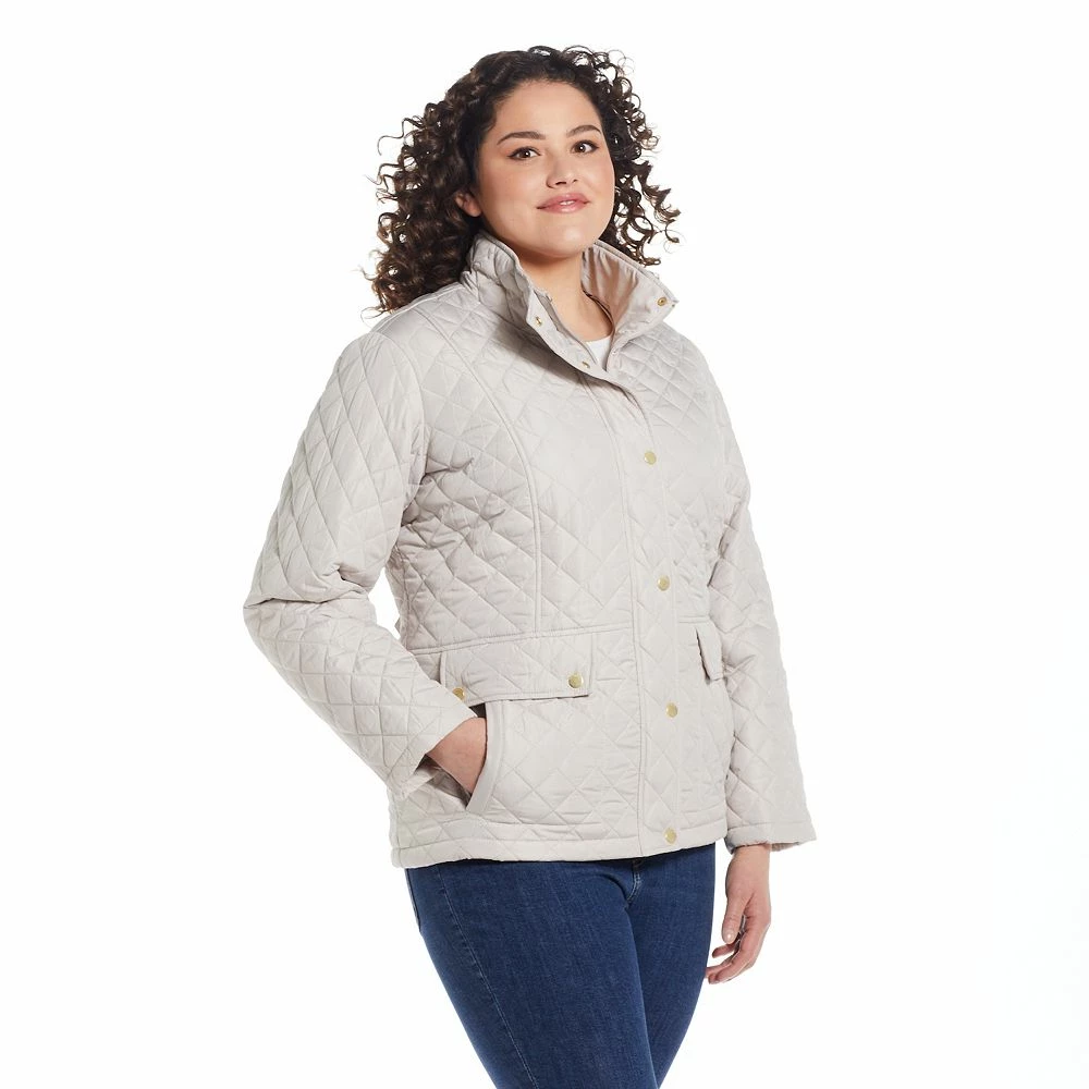 Plus Size Weathercast Modern Quilted Barn Jacket 6 Plus Size Weathercast Modern Quilted Barn Jacket - Image 6