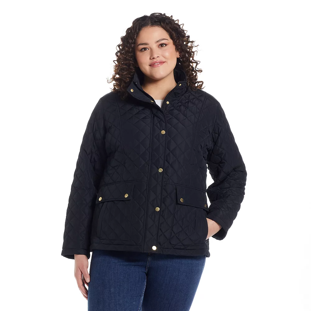 Plus Size Weathercast Modern Quilted Barn Jacket 1 Plus Size Weathercast Modern Quilted Barn Jacket