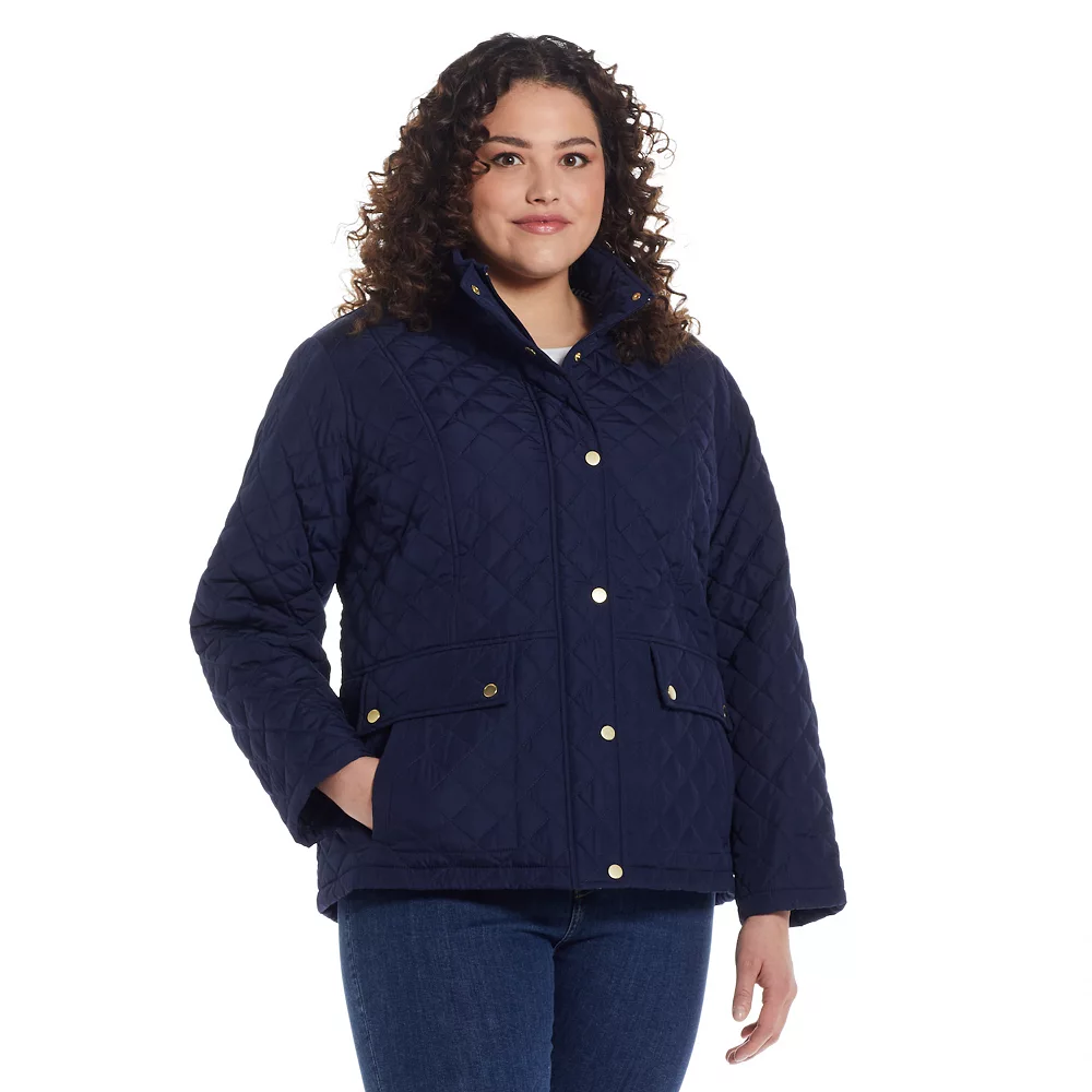 Plus Size Weathercast Modern Quilted Barn Jacket 2 Plus Size Weathercast Modern Quilted Barn Jacket - Image 2
